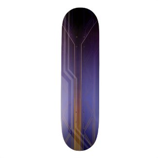 Holographic Dark Intel Purple Sci-Fi Panel