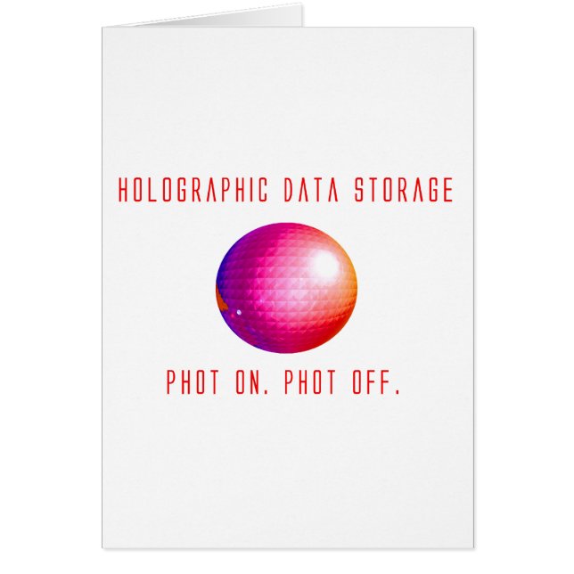 Holographic Data Storage (Front)