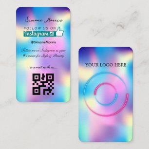 Holographic Design Business Card