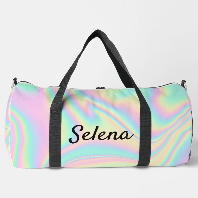 Holographic  duffle bag (Front)