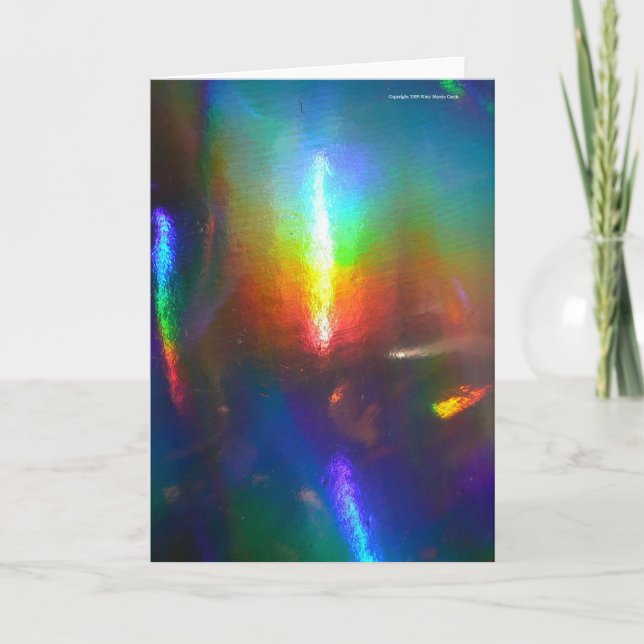 Holographic Flame Card (Front)