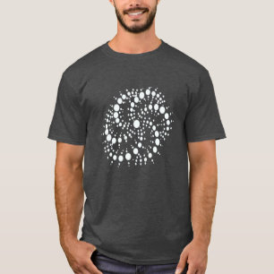 "Holographic Flow" Crop Circle Shirt