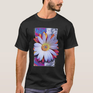 Holographic Flower Just Breathe T-Shirt