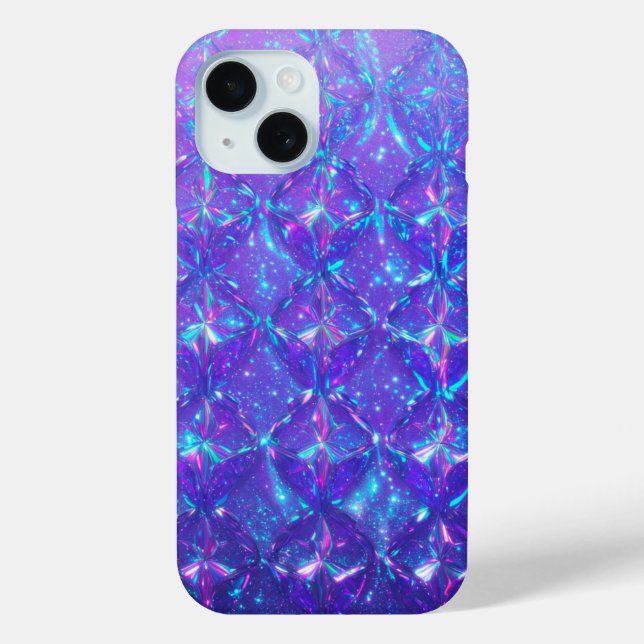 Holographic Galaxy Jewel Case-Mate iPhone Case (Back)
