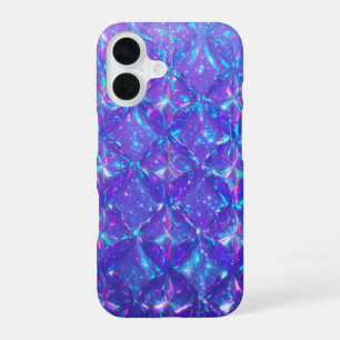 Holographic Galaxy Jewel iPhone 16 Case