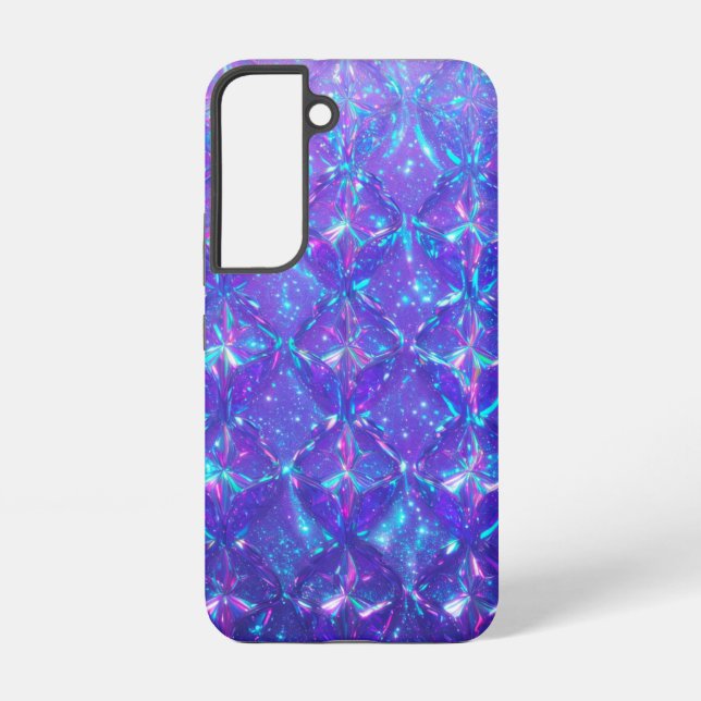 Holographic Galaxy Jewel Samsung Galaxy S22 Case (Back)