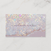 Holographic Glam Glitter Makeup Artist Purple Chic