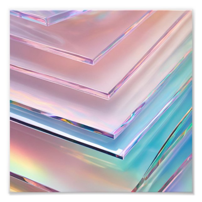 Holographic Glass Photo Enlargement Print (Front)