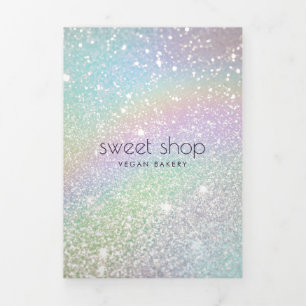 Holographic Glitter Bakery, Catering Menu Brochure