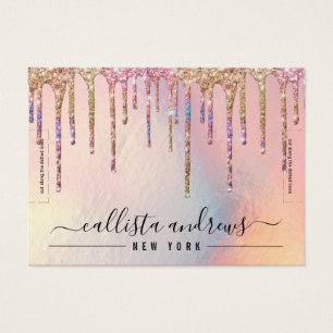 Holographic Glitter Drips Bracelet Display