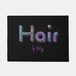 Holographic Glitter Hair Stylist Doormat