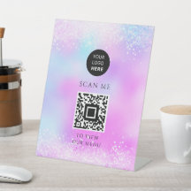 Holographic Glitter Pastel Girly