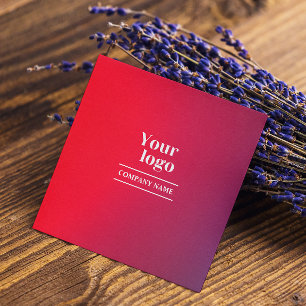 Holographic Gradient Social Media Icons Instagram Square Business Card