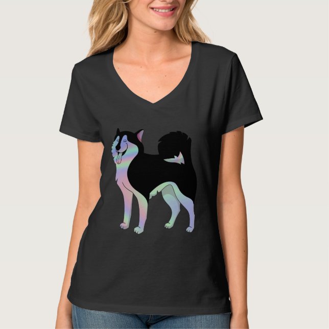 Holographic Husky T-Shirt (Front)