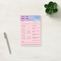 Holographic Lash Client Post-it® Notes