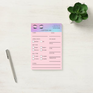 Holographic Lash Client Post-it® Notes