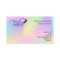 Holographic Lashes Beauty Makeup Artist Holo Foil