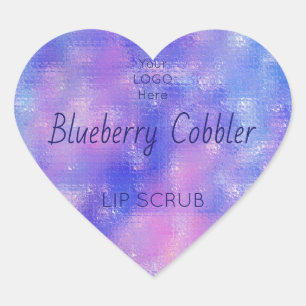 Holographic Lip Scrub Product Label