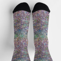 Holographic Luxury Rainbow Glitter Socks