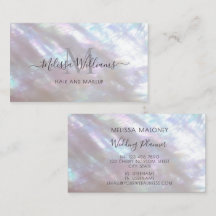 Holographic Makeup Artist Monogram