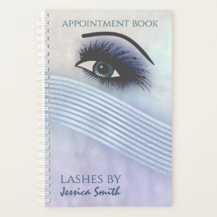 Holographic makeup eye long lashes planner