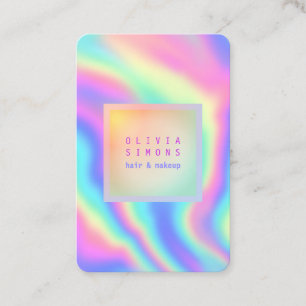 Holographic Minimalist Business Card