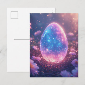 Holographic Neon Easter Egg Card