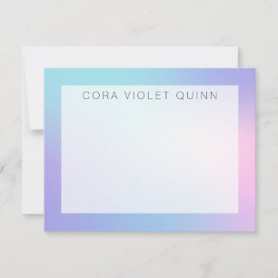 Holographic Ombre Card