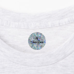 Holographic Opal Stone Background