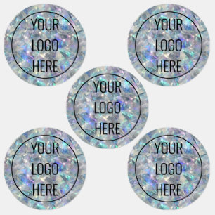 Holographic Opal Stone Background