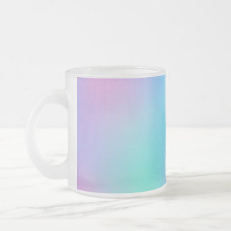 Holographic Pastel Dream Frosted Glass Coffee Mug