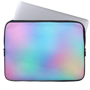 Holographic Pastel Dream Laptop Sleeve