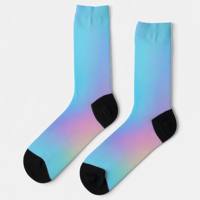 Holographic Pastel Dream Socks (Left)