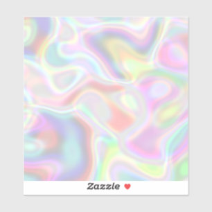 Holographic Pastel Multicolor Pell and Stick Tile