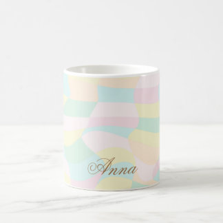Holographic Pattern Custom Name Coffee Mug