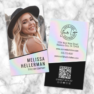 Holographic Photo Logo Business Card