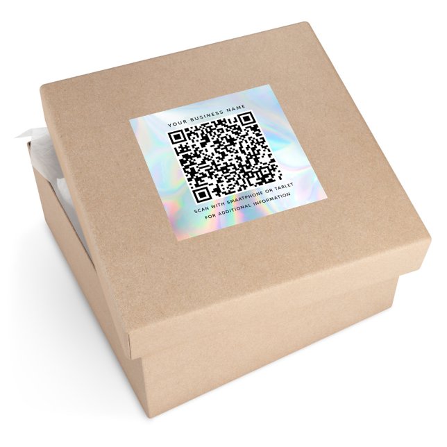 Holographic QR Code Business and Professional (Creator Uploaded)