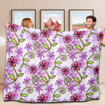Holographic Rainbow Floral Collage