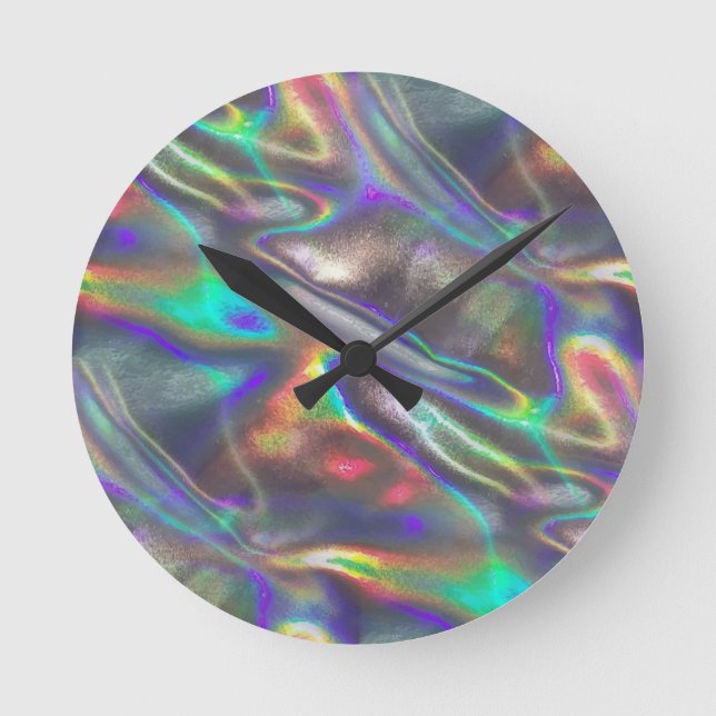 holographic round clock (Front)