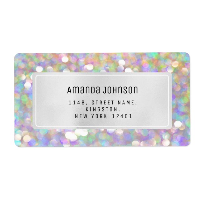 Holographic RSVP Framed Boutique Online Gray (Front)