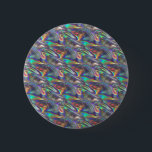 holographic silver 6 cm round badge<br><div class="desc">hologram, holographic, silver, metallic, shiny, rainbow, hipster, futuristic, glitter, glittery, glittering, print, pattern, mirror, shining, retro, foil, future - "silver metallic"holographic hologram silver metallic futuristic hipster glitter glittery aluminumhologram, holographic, silver, metallic, shiny, rainbow, hipster, futuristic, glitter, glittery, glittering, print, pattern, mirror, shining, retro, foil, future - "silver metallic"holographic hologram silver...</div>
