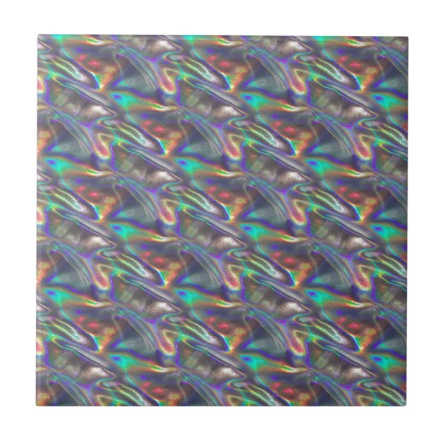 holographic silver tile (Front)