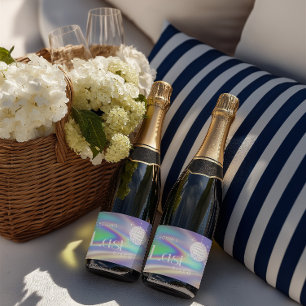 Holographic Space Last Disco Bachelorette Sparkling Wine Label