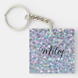Holographic Sparkle Dream Key Ring