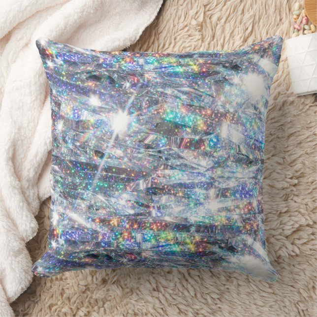Holographic Sparkle Glitter Cushion (Blanket)