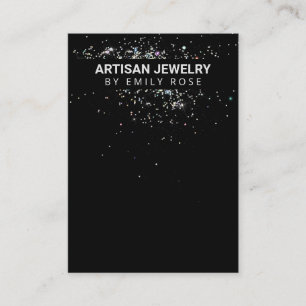 Holographic Sparkles Earring Holder Display Cards