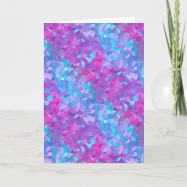 Holographic Sparkles Pattern Card (Front)
