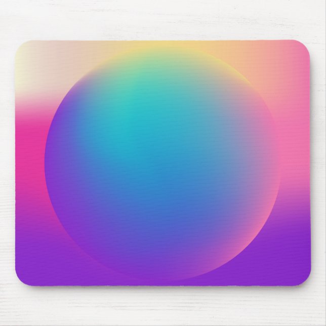 Holographic Sphere Mouse Mat (Front)