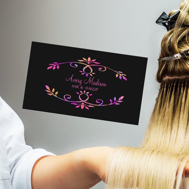 Holographic Style Colourful Modern Business Card (Creator Uploaded)