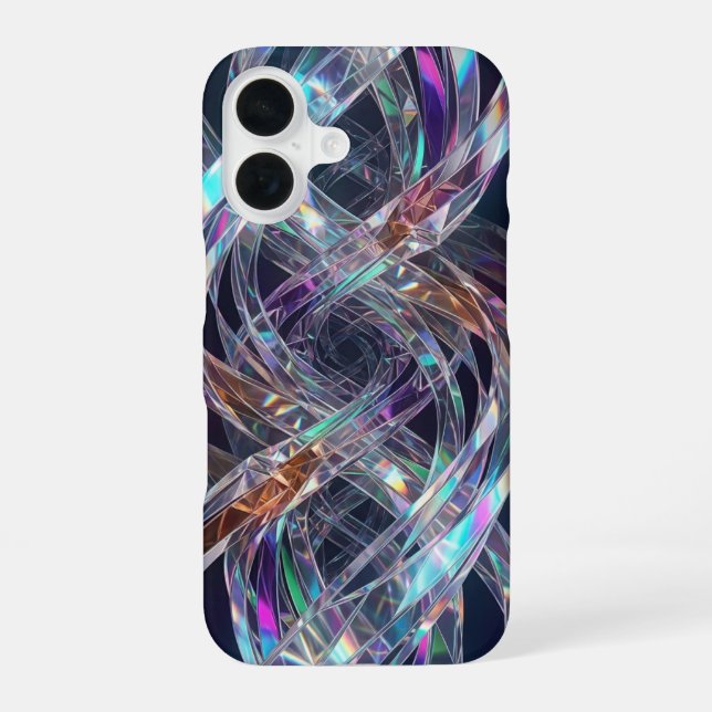 Holographic Swirl iPhone Case (Back)